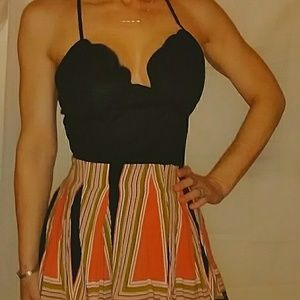 Sexy open back dress